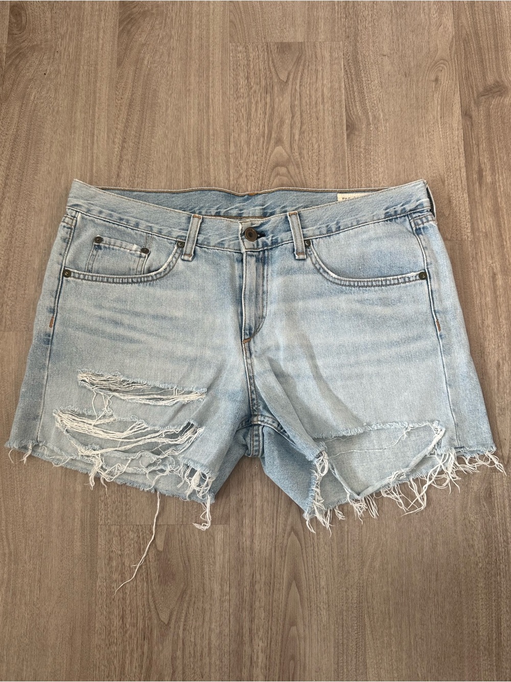 Rag & Bone Distressed Denim Shorts